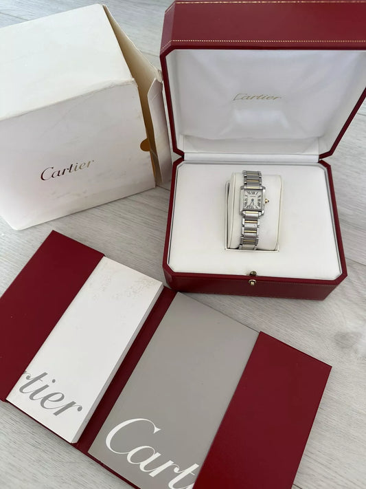 Cartier Tank Francaise 20mm Stainless Steel Watch (Preowned)