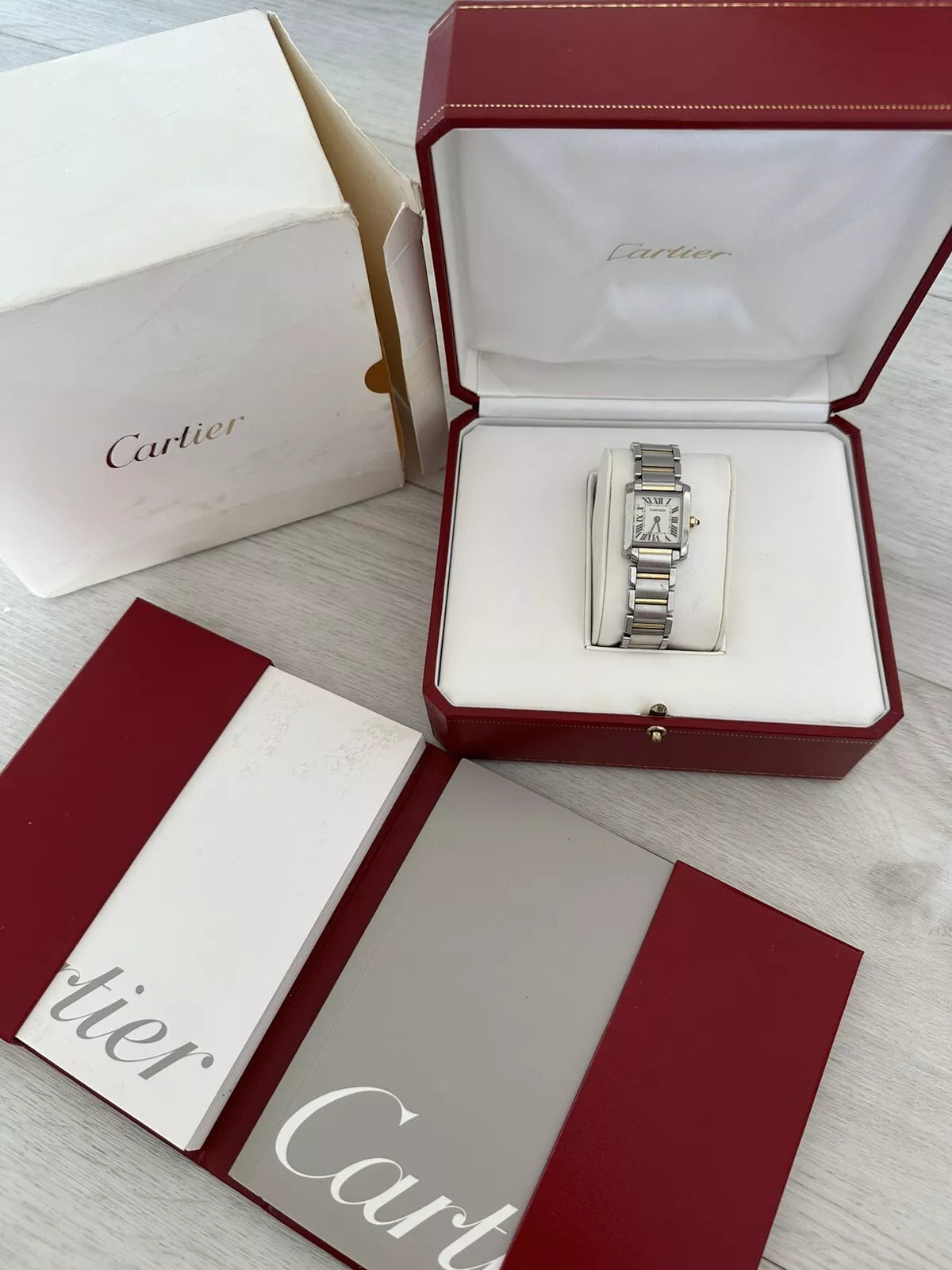 Cartier Tank Francaise 20mm Stainless Steel Watch (Preowned)