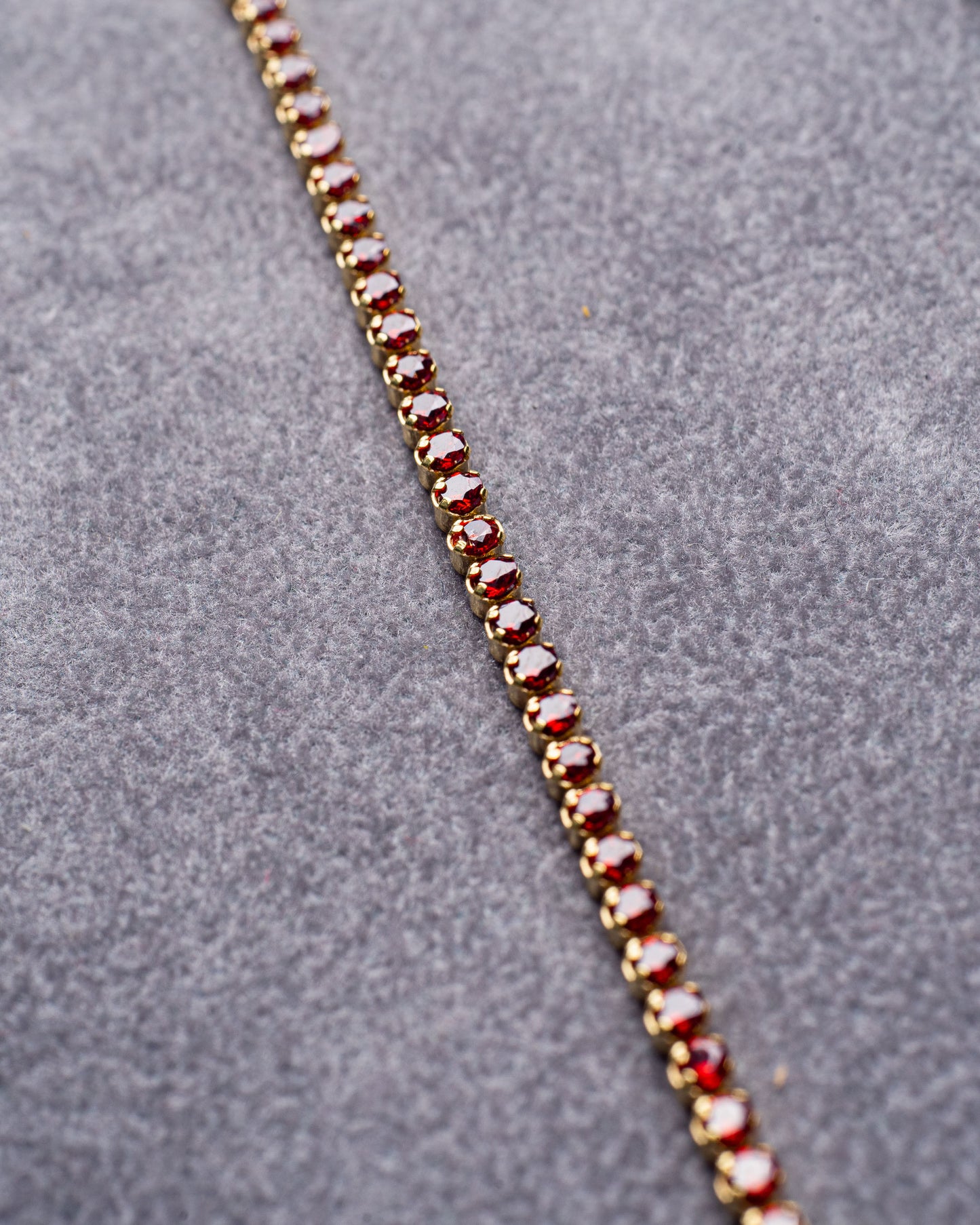 Gold Tennis Bracelet